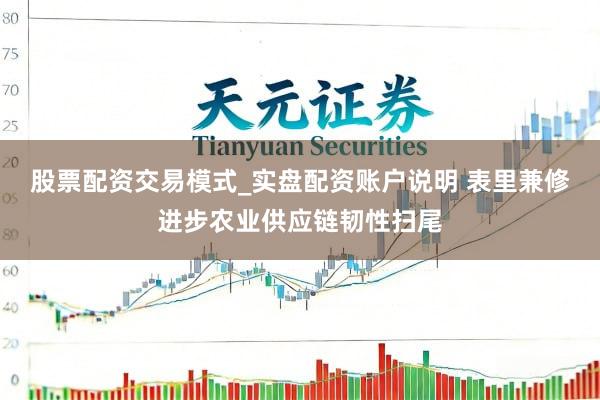 股票配资交易模式_实盘配资账户说明 表里兼修进步农业供应链韧性扫尾