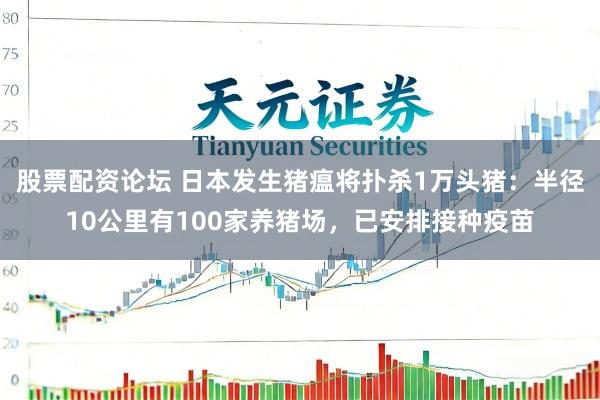 股票配资论坛 日本发生猪瘟将扑杀1万头猪：半径10公里有100家养猪场，已安排接种疫苗